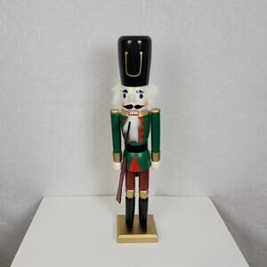 Darice Nutcracker 24in tall Rifle Soldier 2479-95 Holiday Christmas Decor Green